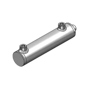 Siłownik spawany HM0025160200, skok: 200mm, średnica tłoka: 25mm, średnica tłoczyska: 16mm.