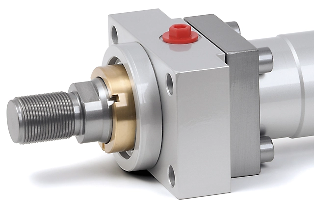 Siłownik hydrauliczny Conforti wg normy ISO 6020/2 z przeciwkołnierzami do zastosowań z długimi skokami