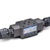 Zdjęcie produktu: podwójny zawór dławiąco-zwrotny Yuken MSW-01-X NG6. Dwa pokrętła do niezależnej regulacji prędkości w obu kierunkach pracy.